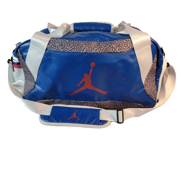 Jordan Bags Nike Air Jordan Retro 3 Iii True Blue White Red Cement